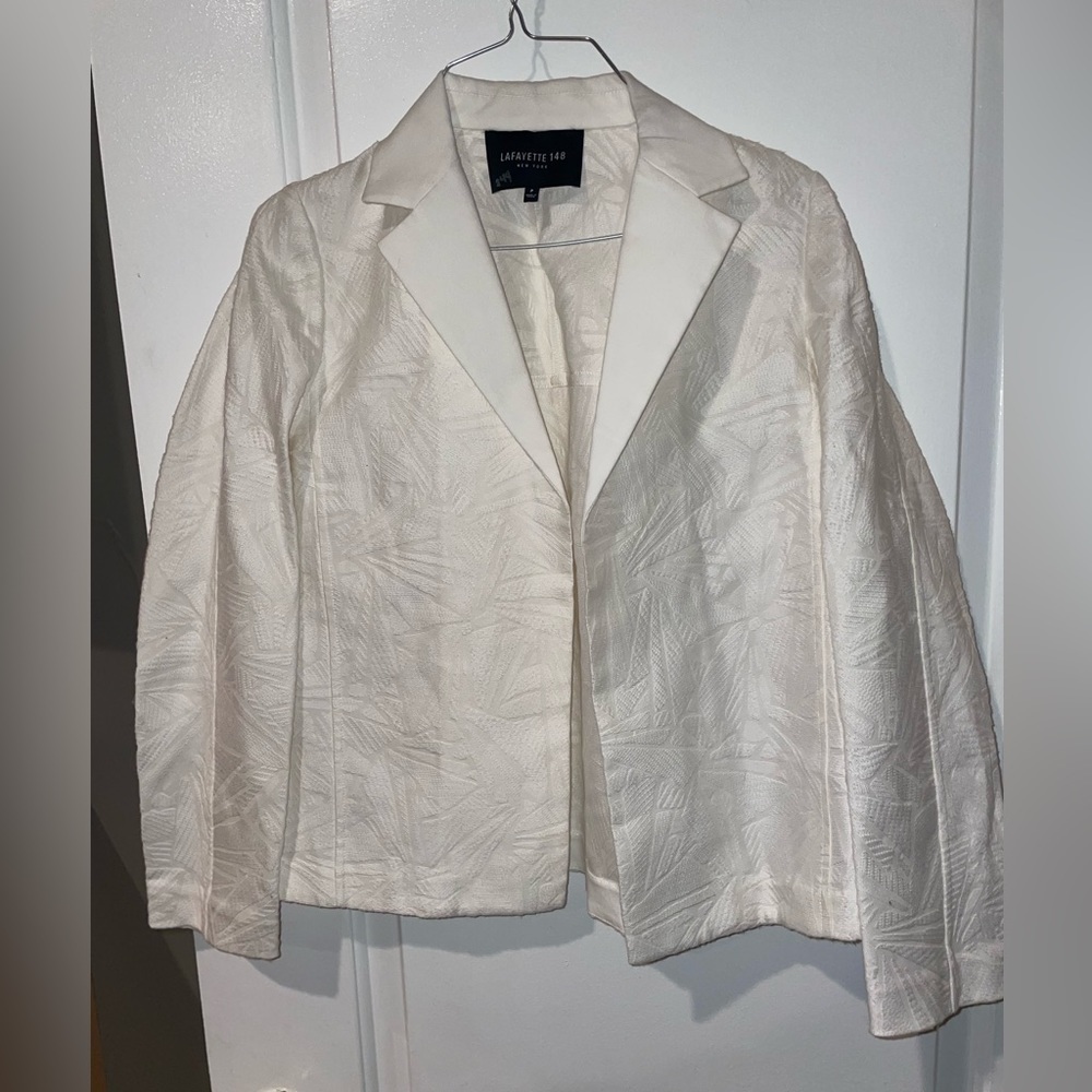 LAFAYETTE 148 NEW YORK Milena Fragmented Jacquard Jacket/Blazer NWT size 8 ✨ - Picture 3 of 7